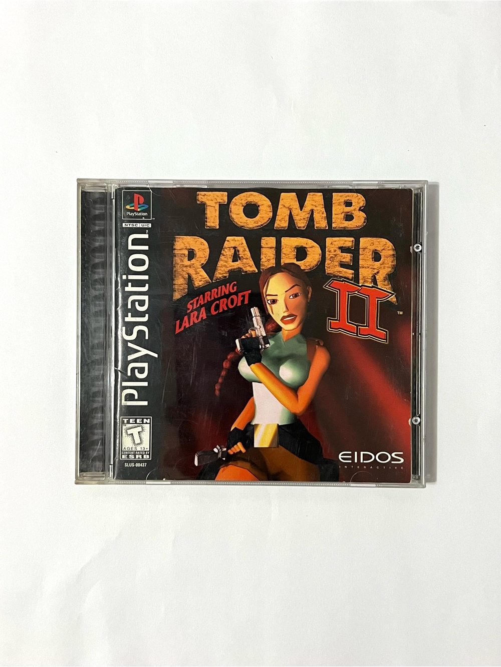 Tomb Raider II 2 (Sony PlayStation 1, 1997) Black Label PS1 Complete & Tested